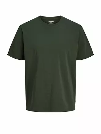 JACK & JONES | T-Shirt Slim Fit "JJEORGANIC" | olive